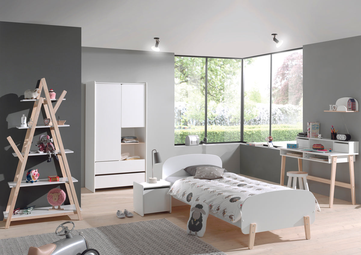 Vipack - Chambre enfant Kiddy - Blanc