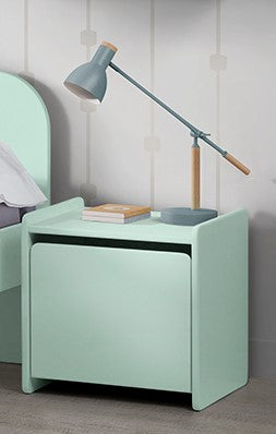Table de chevet Kiddy vert menthe *