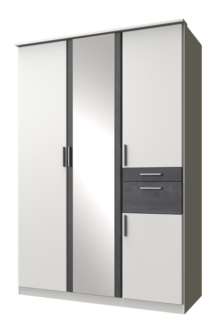 Wimex - Armoire Koblenz - T45615 - Blanc - 135x199x58cm