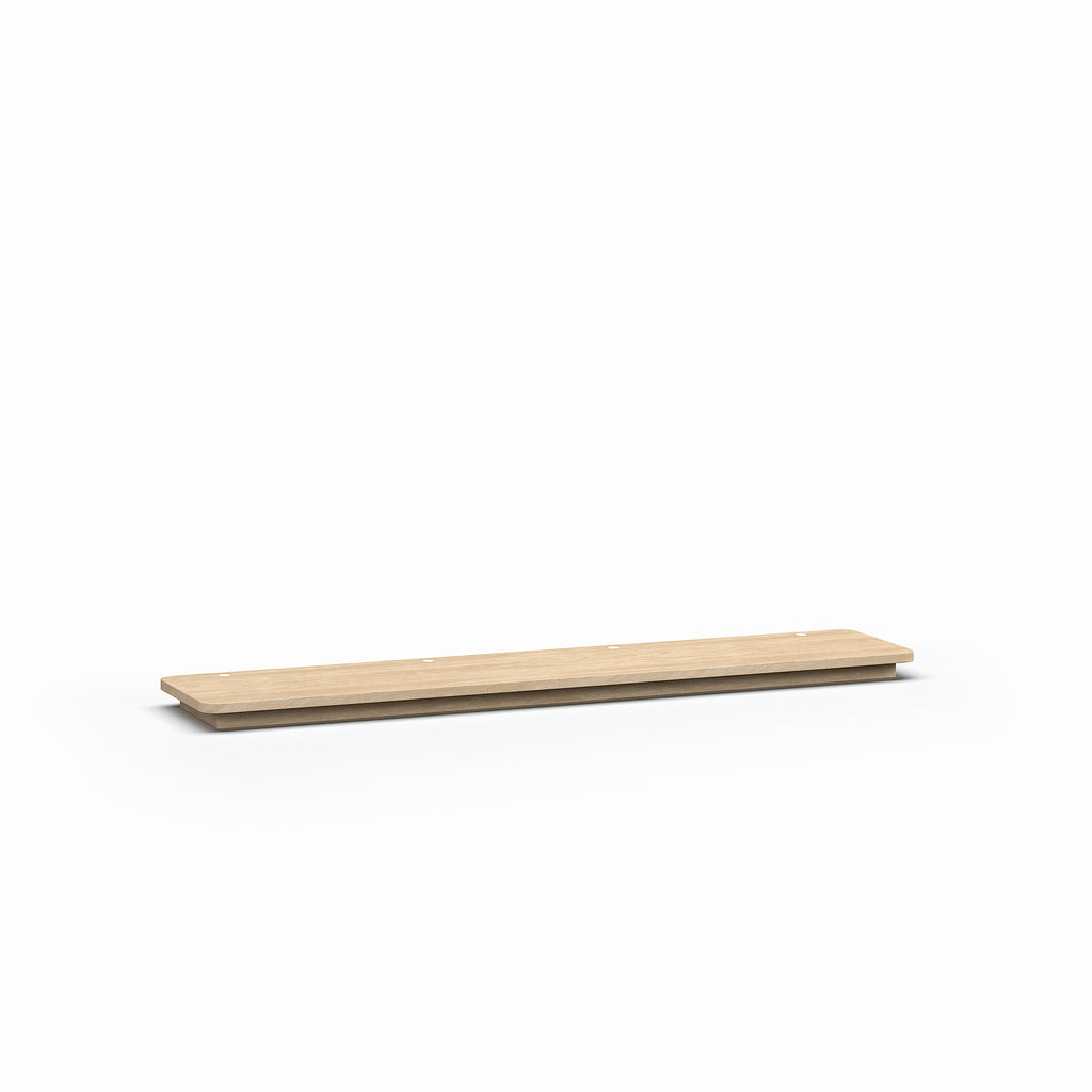 Meubar - TV Wandmeubel Lago - Plank2 - Brushed sand oak nature - 213 x 8 x 45 cm