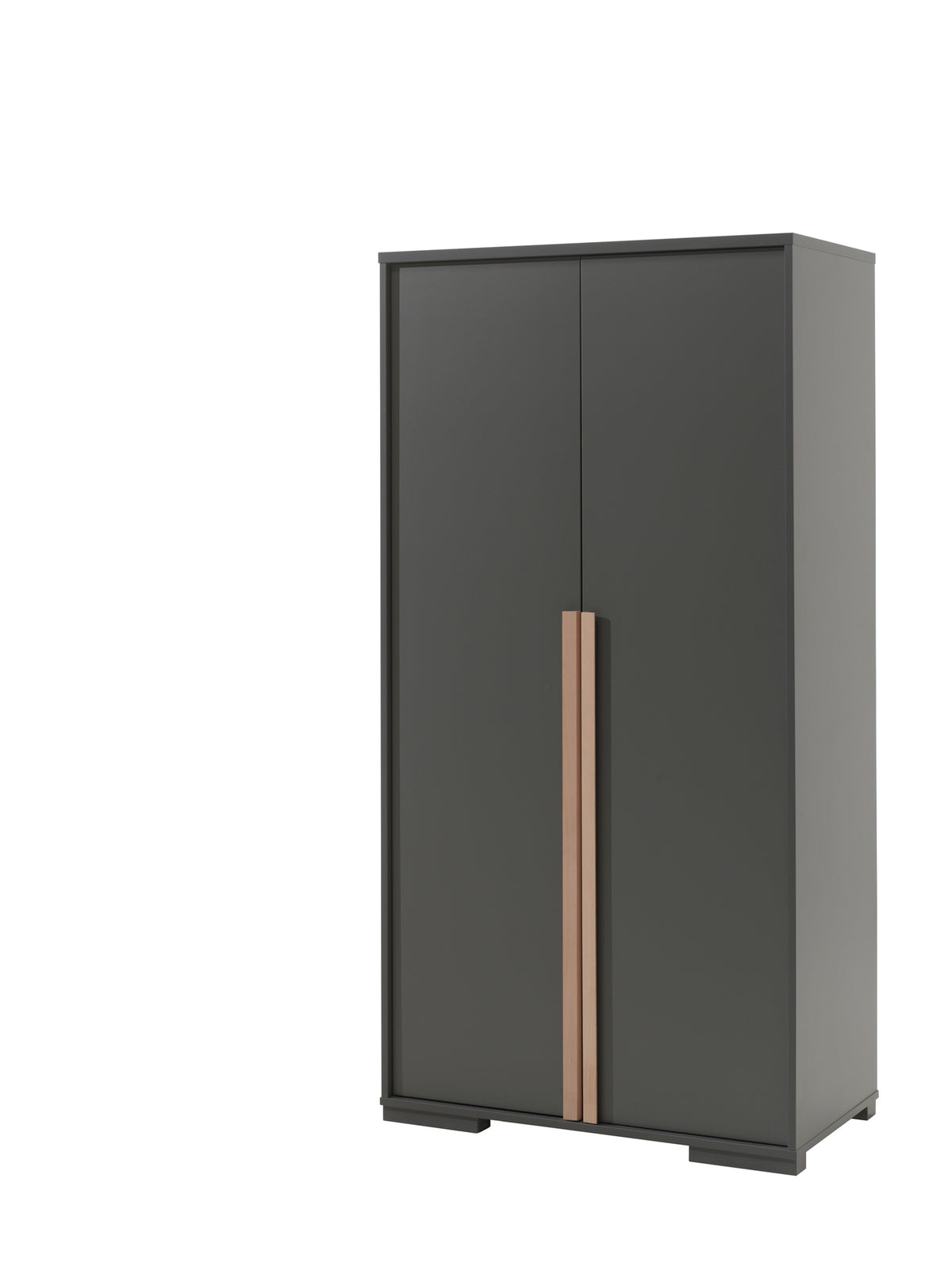 Armoire 2 portes LONDON anthracite