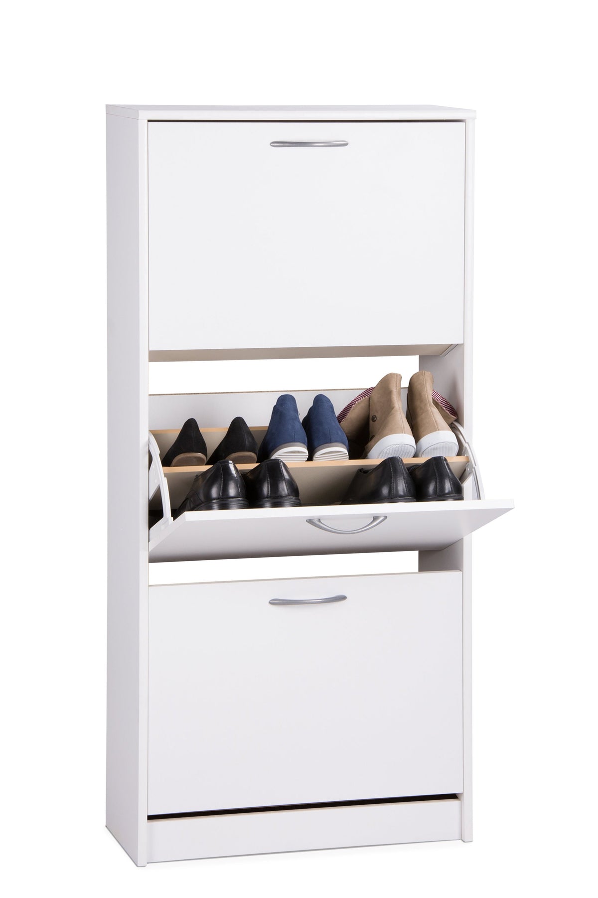 FIN - Mainz 1 – Blanc – 3 Compartiments – 58x123x25cm