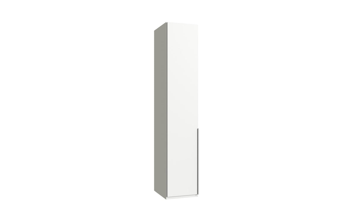 Wimex - Armoire New York A - P01348 - Blanc - 40x236x58cm