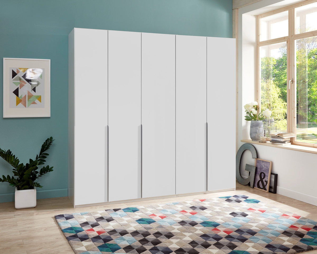 Wimex - Kleerkast New York A - P01404 - Wit - 225x236x58cm