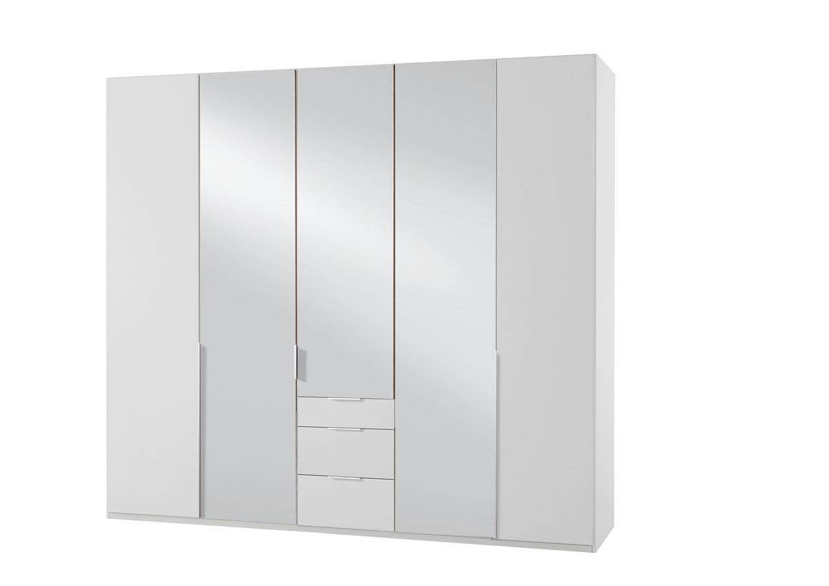 Wimex - Kleerkast New York A - P01507 - Wit - 225x208x58cm