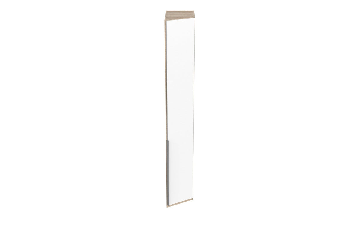 Wimex - Meuble d'angle New York A - P07205 - Blanc/Chêne - 33x208x58cm 