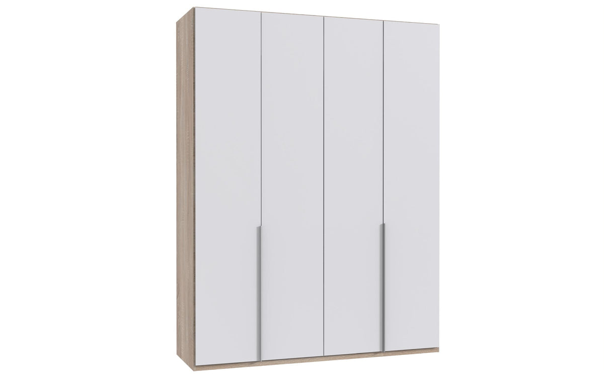 Wimex - Kleerkast New York A - P07403 - Wit/Eik - 180x236x58cm