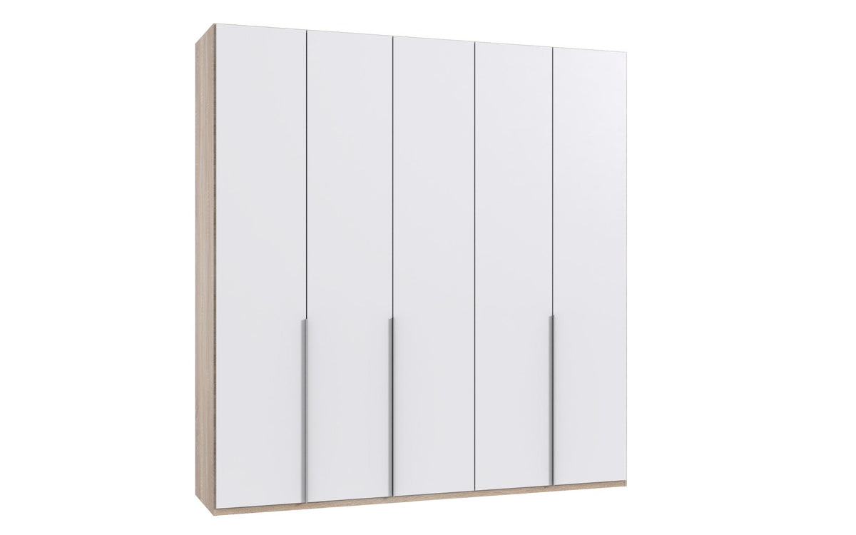 Wimex - Kleerkast New York A - P07404 - Wit/Eik - 225x236x58cm