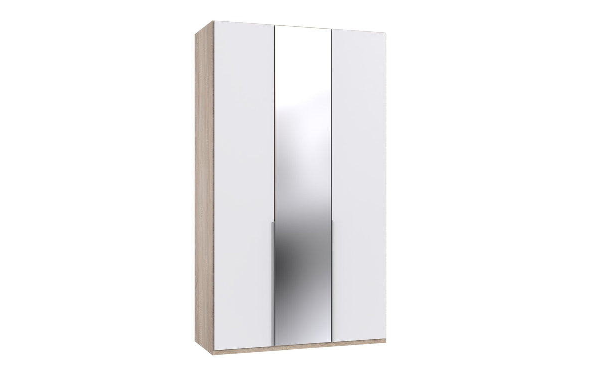 Wimex - Kleerkast New York A - P07565 - Wit/Eik - 135x208x58cm