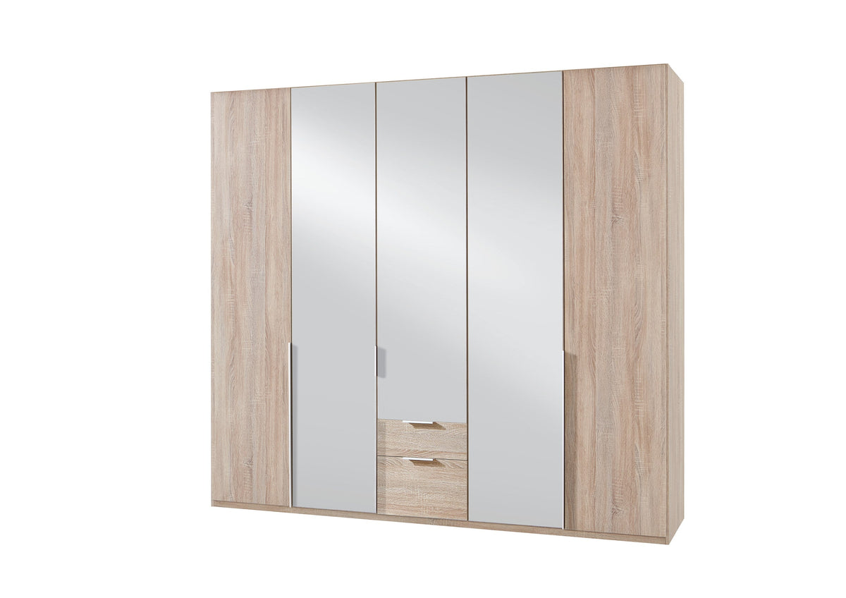 Wimex - Kleerkast New York A - P19415 - Ruwe Eik - 225x236x58cm