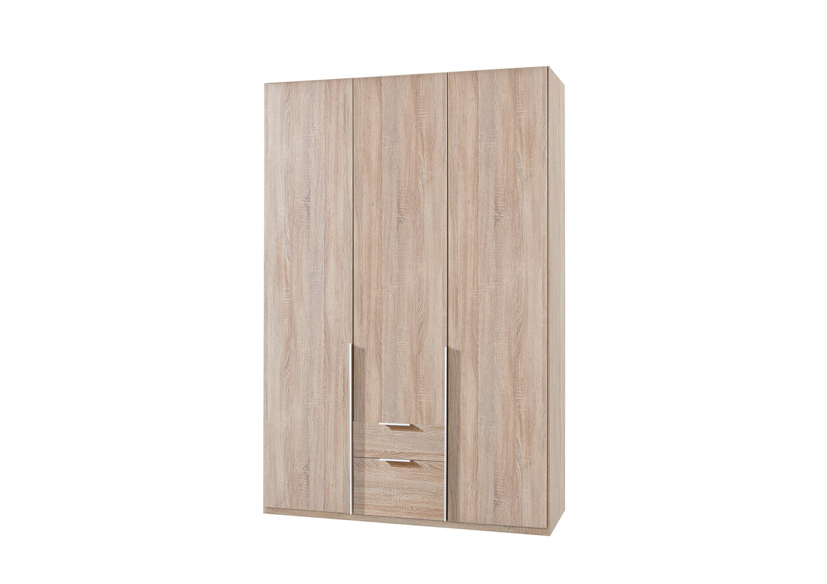 Wimex - Armoire New York A - P19417 - Chêne brut - 135x236x58cm