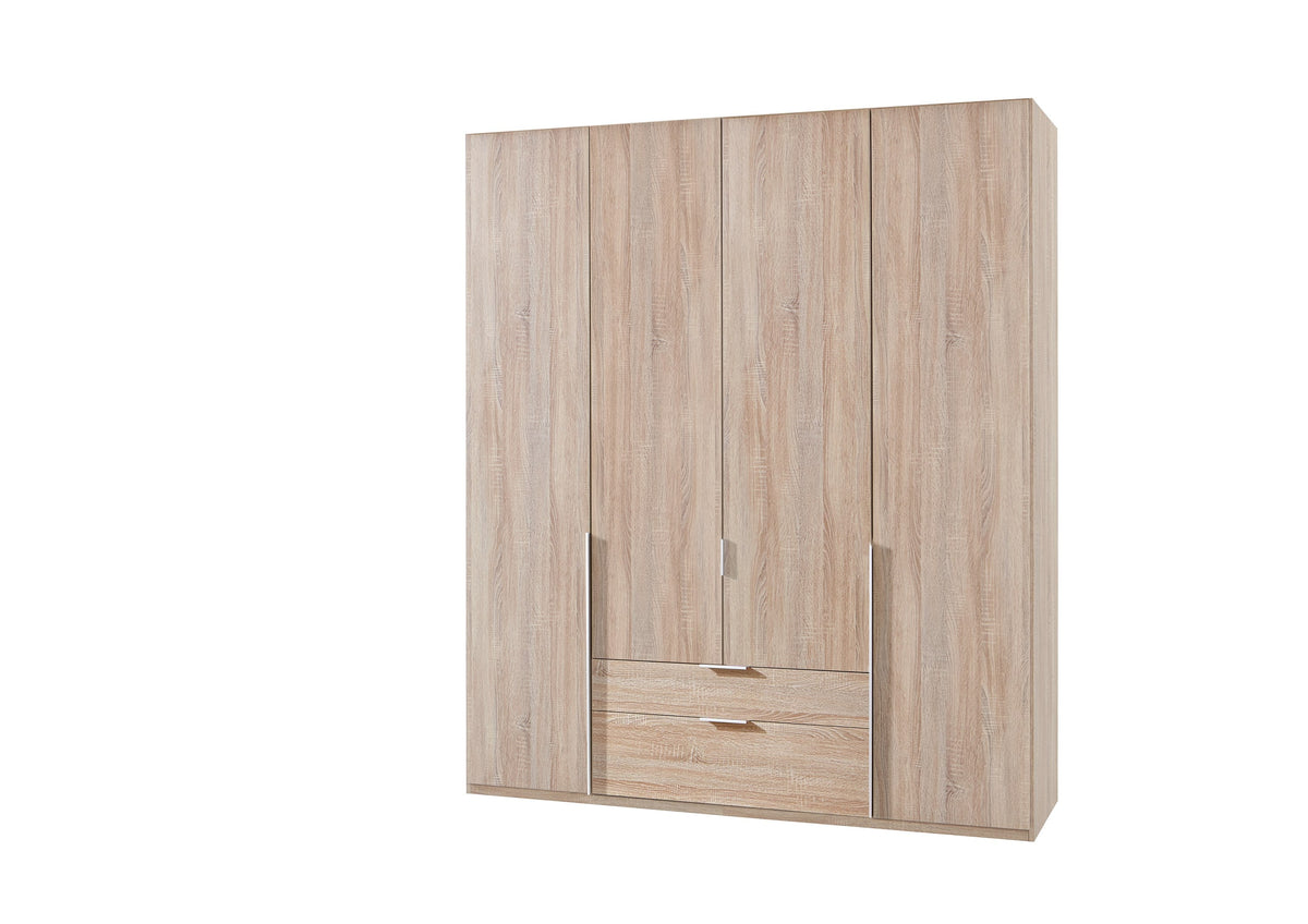 Wimex - Kleerkast New York A - P19419 - Ruwe Eik - 225x236x58cm