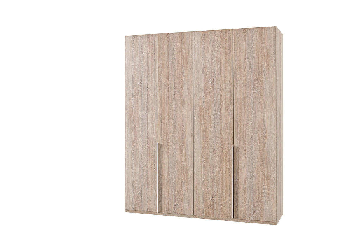 Wimex - Armoire New York A - P19577 - Chêne brut - 180x208x58cm