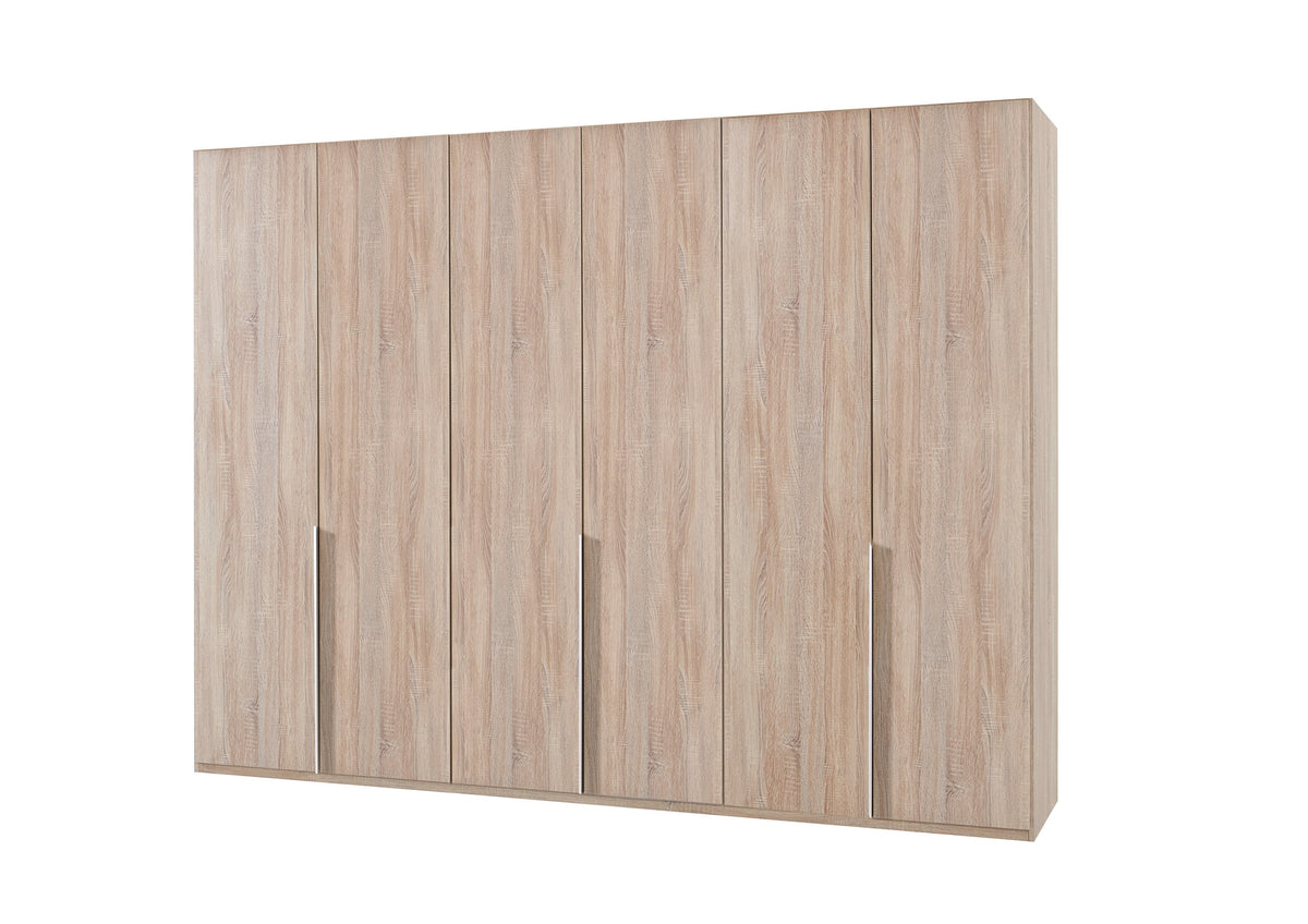 Wimex - Armoire New York A - P19405 - Chêne brut - 270x236x58 cm