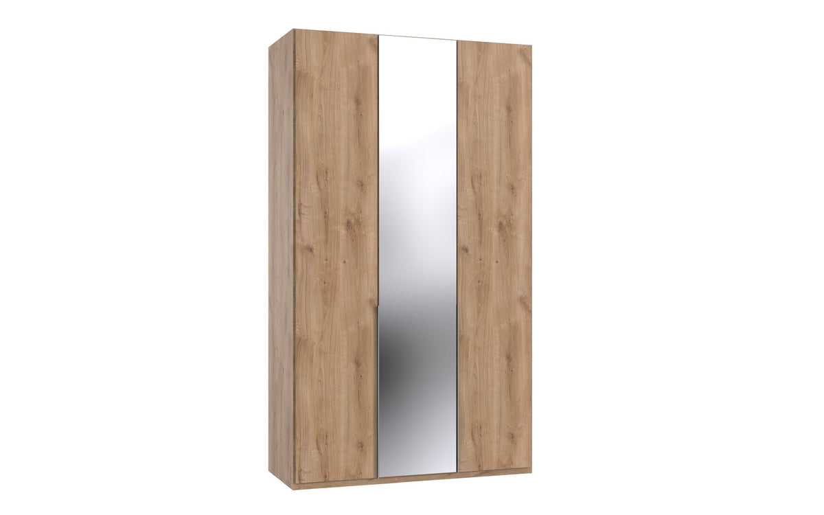 Wimex - Armoire New York A - P28565 - Planches de chêne - 135x208x58cm