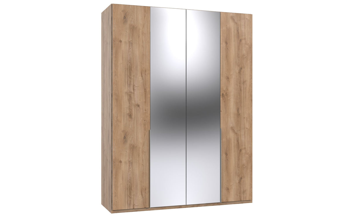 Wimex - Kleerkast New York A - P28568 - Planken Eik - 180x208x58cm