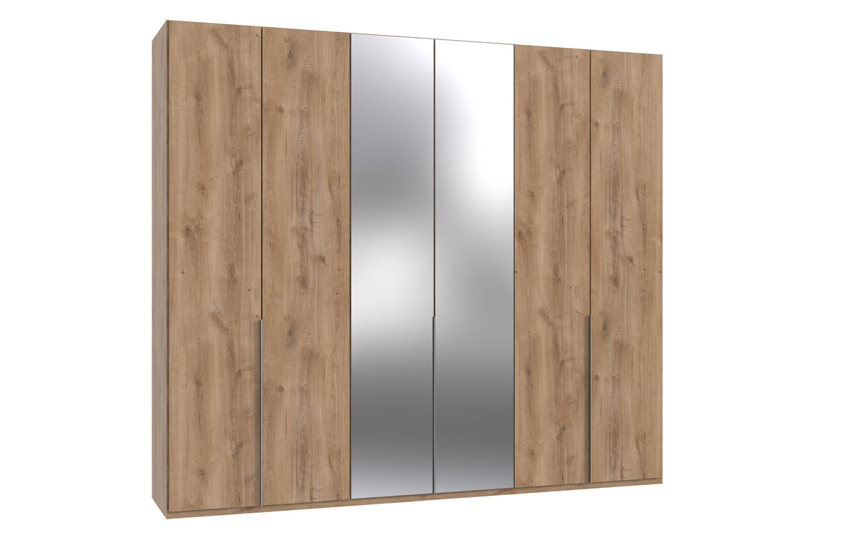 Wimex - Armoire New York A - P28567 - Planches de chêne - 270x208x58cm
