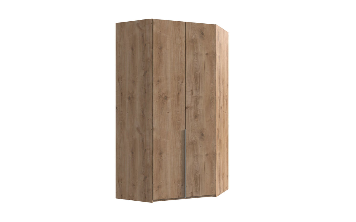 Wimex - Hoekkast New York A - P28513 - Planken Eik - 120x208x58cm