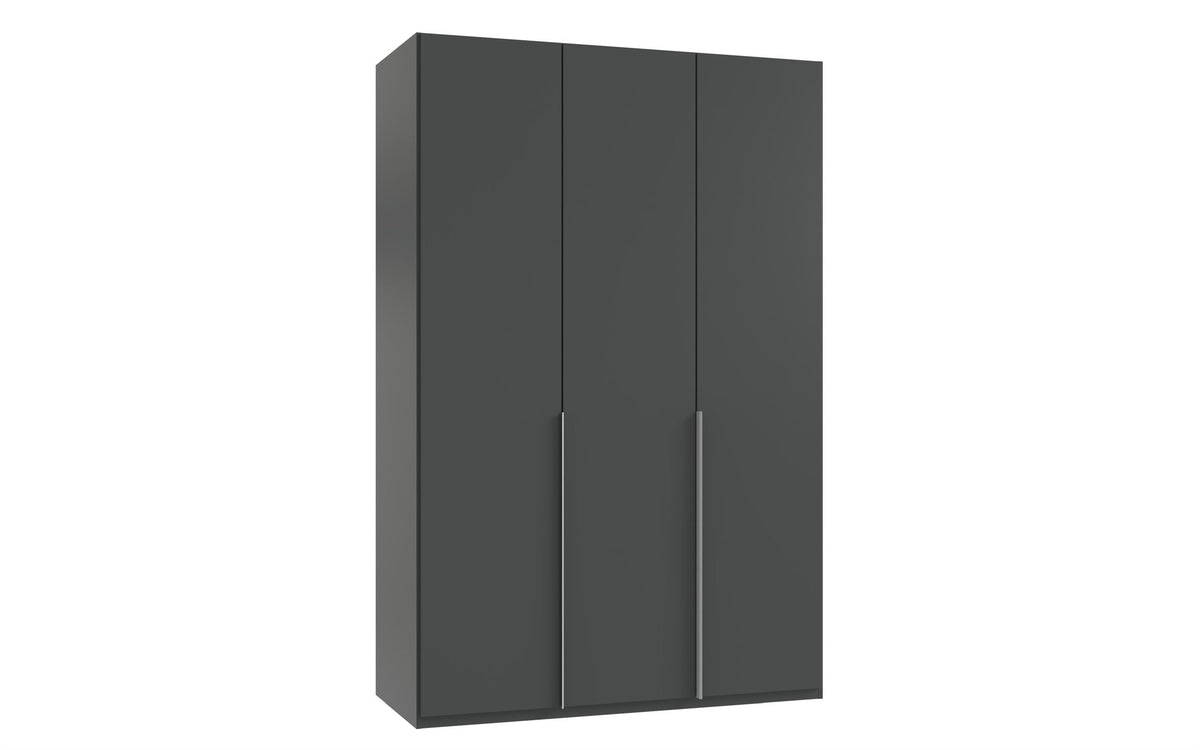 Wimex - Armoire New York A - P32402 - Graphite - 135x236x58cm