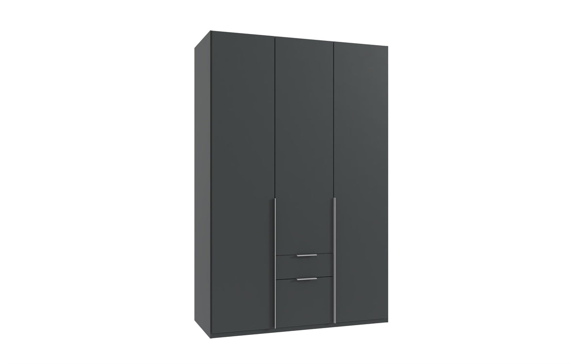 Wimex - Kleerkast New York A - P32417 - Grafiet - 135x236x58cm