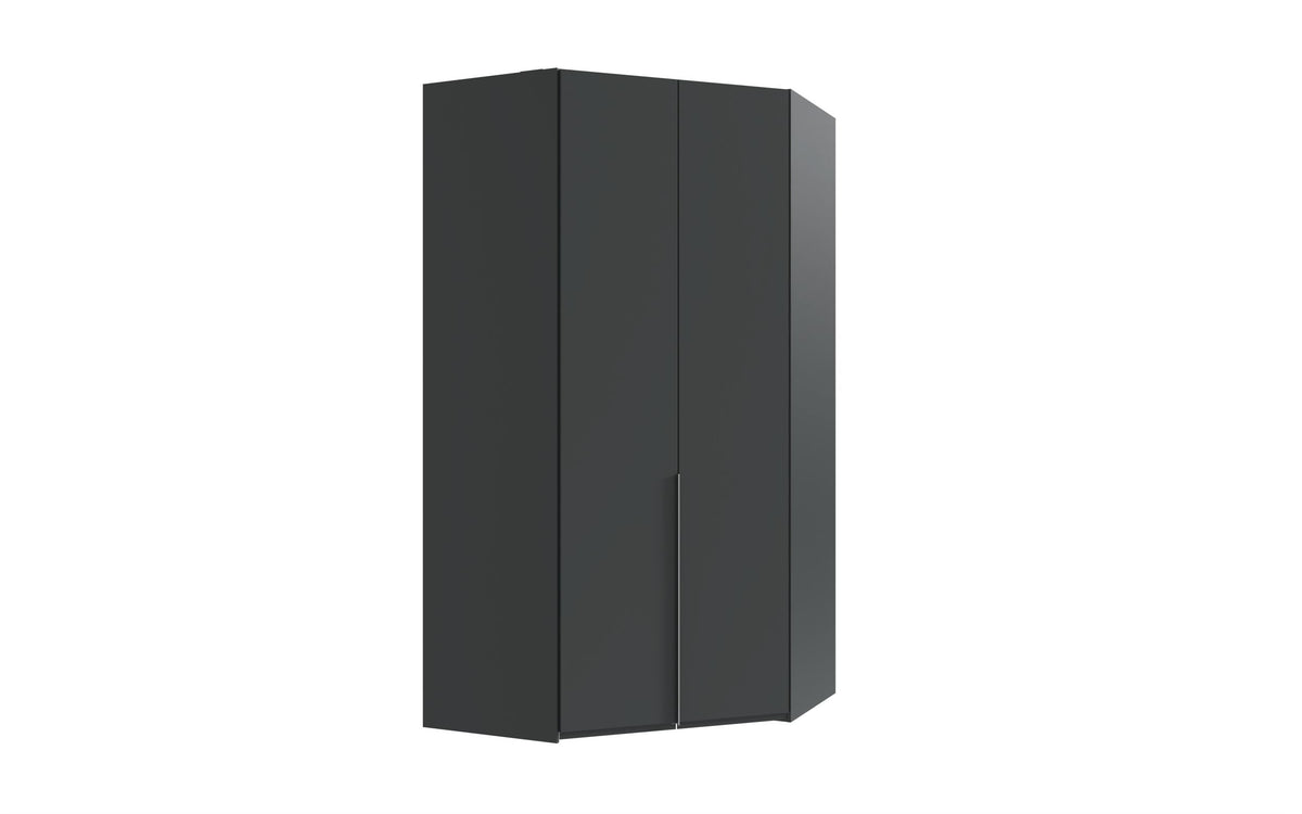 Wimex - Hoekkast New York A - P32421 - Grafiet - 120x236x58cm