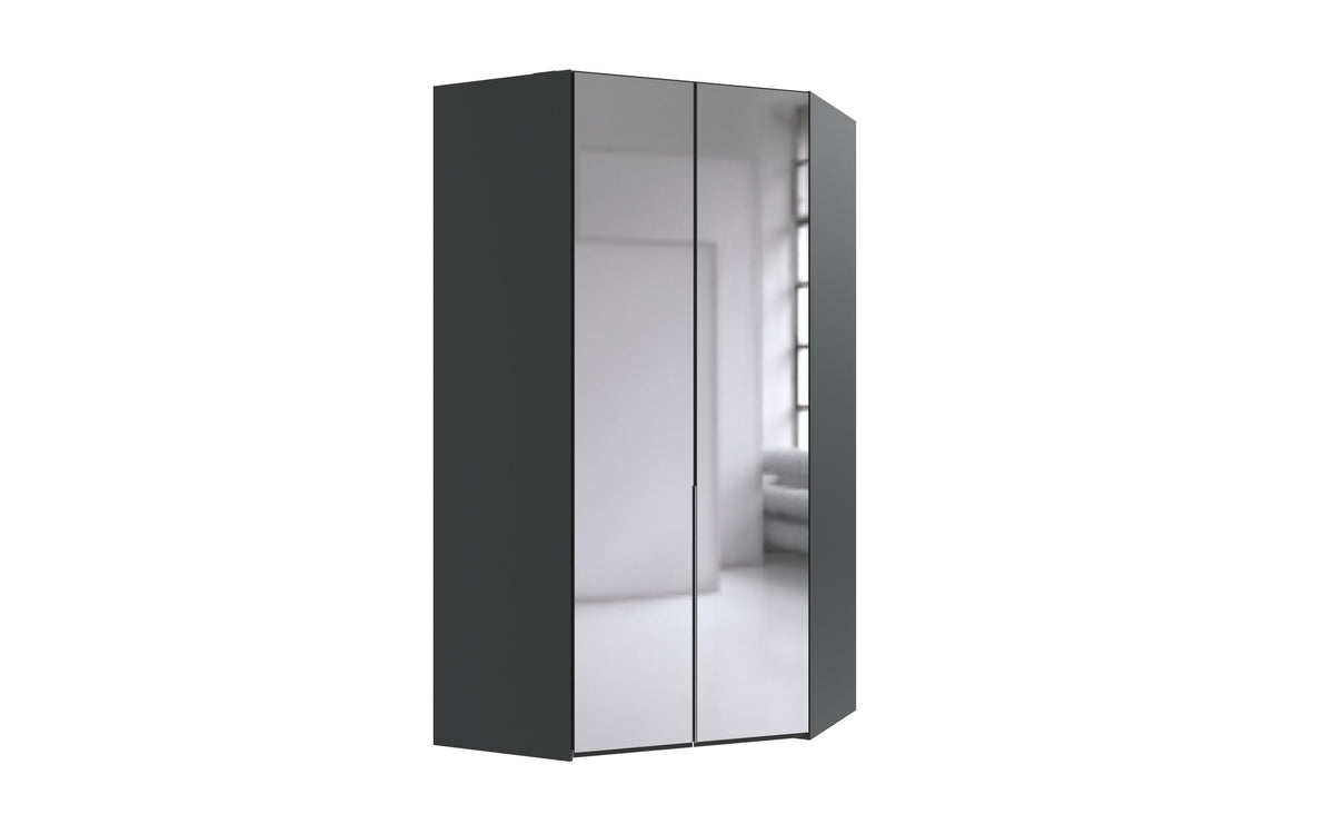 Wimex - Hoekkast New York A - P32601 - Grafiet - 91x208x58cm