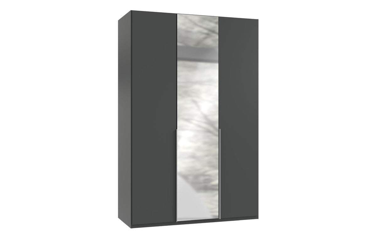 Wimex - Armoire New York A - P32565 - Graphite - 135x208x58cm