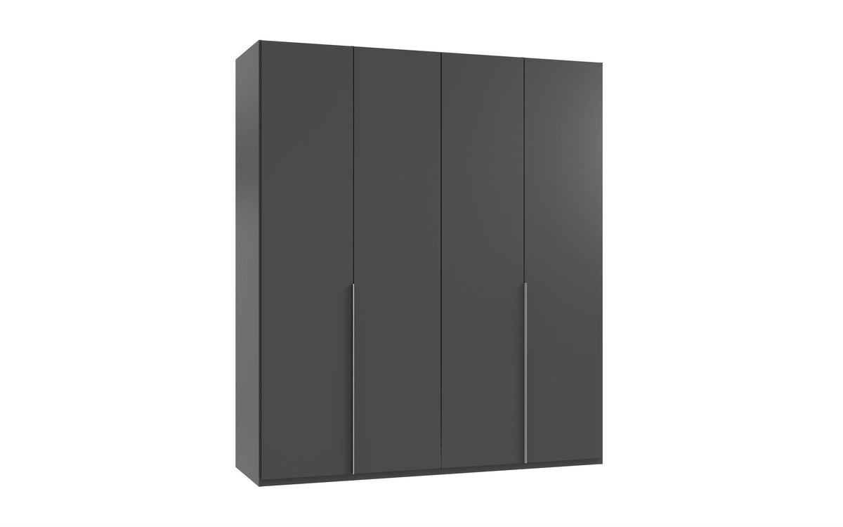 Wimex - Kleerkast New York A - P32403 - Grafiet - 180x236x58cm