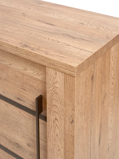 GBO - Buffet Otto - Chêne écarlate - 230x89,2x48cm