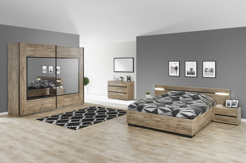GBO - Slaapkamer set Olivia 2 – Scarlet oak