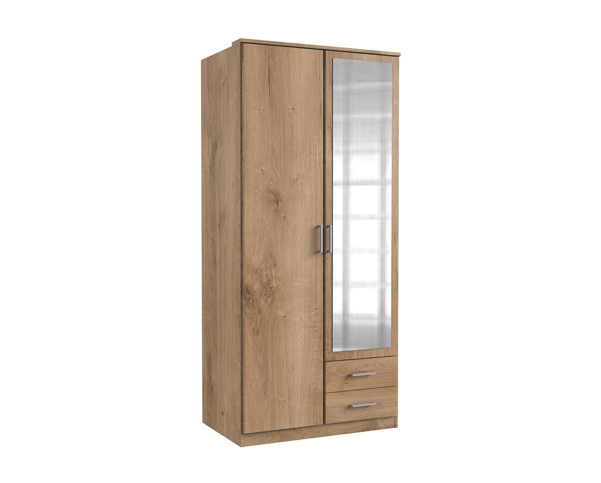 Wimex - Kleerkast Osaka - 115209 - Planken Eik - 91x199x58cm