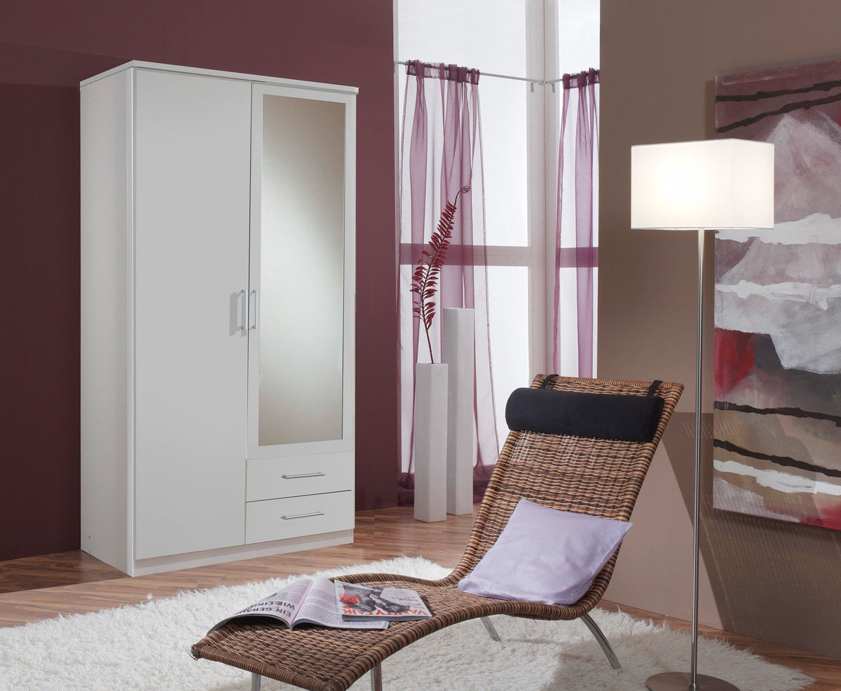 Wimex - Kleerkast Osaka - 603209 - Wit - 91x199x58cm