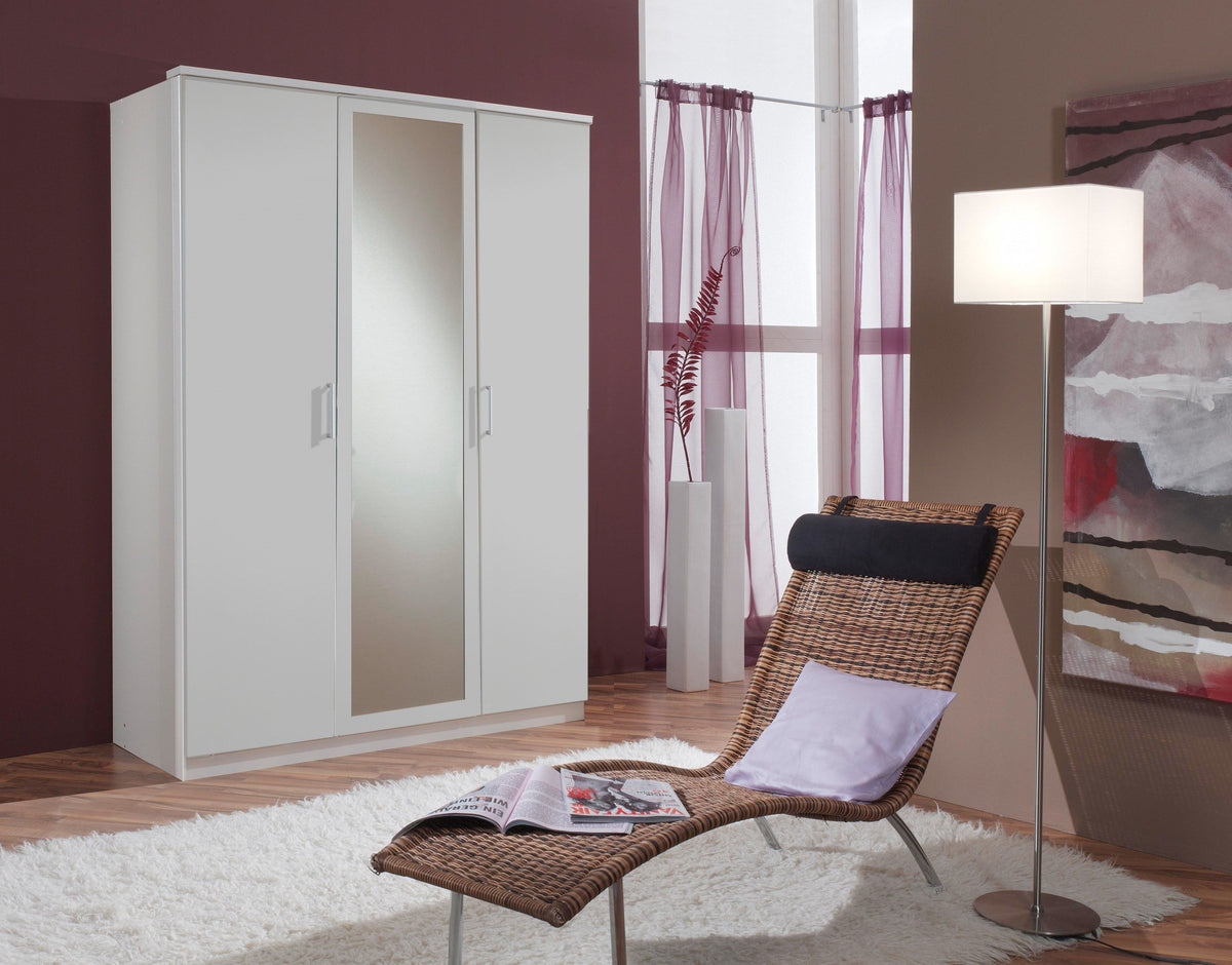 Wimex - Kleerkast Osaka - 603482 - Wit - 135x199x58cm
