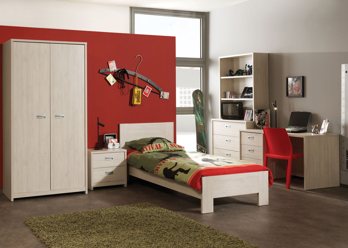 Vipack - PINO BUREAU/LIT MI-HAUTEUR - GRIS