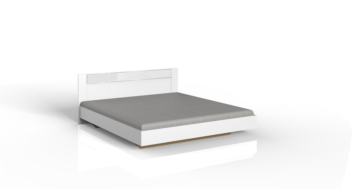 Wimex - Lit double Pamela - S06293 - Blanc - 180x81x200cm