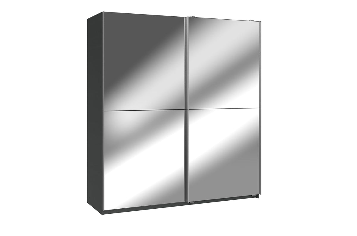 Wimex - Armoire Queen - 117772 - Graphite - 179x198x65 cm