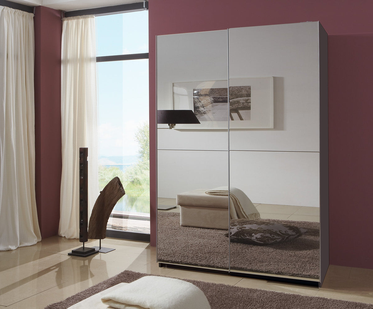 Wimex - Armoire Queen - 117773 - Graphite - 135x198x65cm