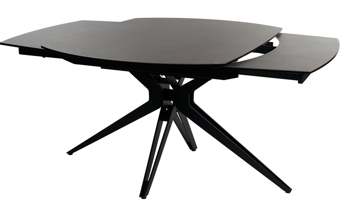 Meubar - Keramische Tafel Rotonda 1- Antraciet - 130(+2x30) x 76 x 100 cm