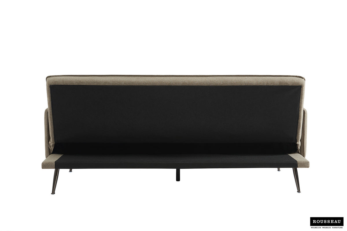Rousseau - Zetelbed Sivas - Stof Ote Family 4 Beige - 95x199x89 cm