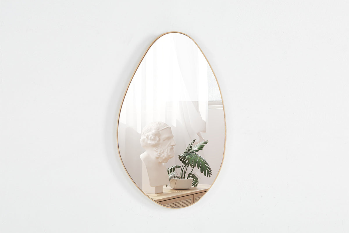 Rousseau - Spiegel Romi 80x50 Oude eik - 80x50x0.8 cm