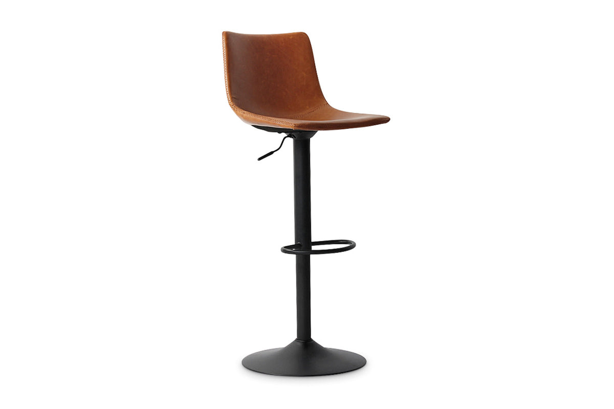 Rousseau - Barstoel Trevi PU Cognac - 88x41x47 cm