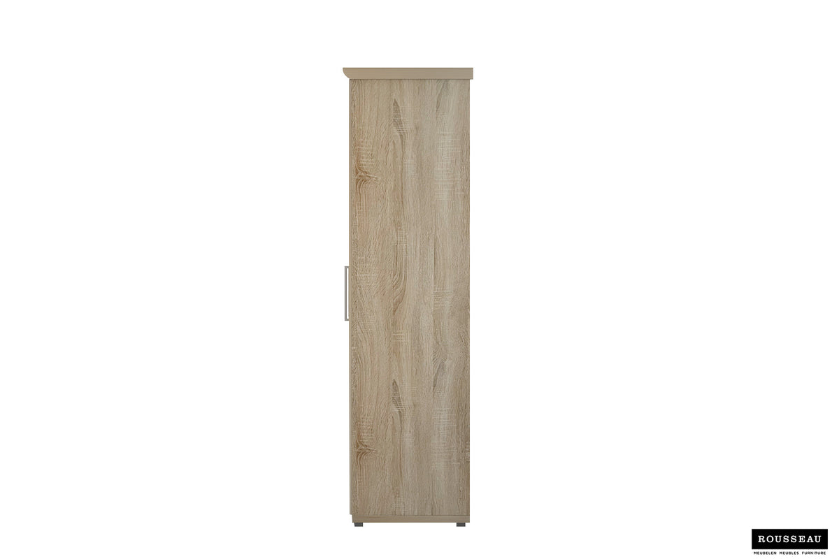 Rousseau - Kleerkast Mike 4 deuren Sonoma - 183x160x52 cm