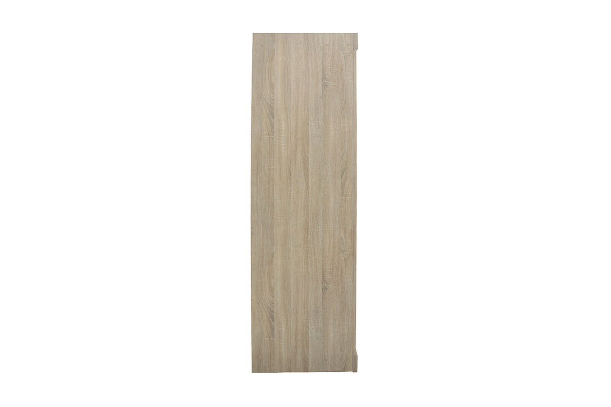 Rousseau - Armoire Mike 2 portes coulissantes Sonoma - 197,5x182,5x52,5 cm