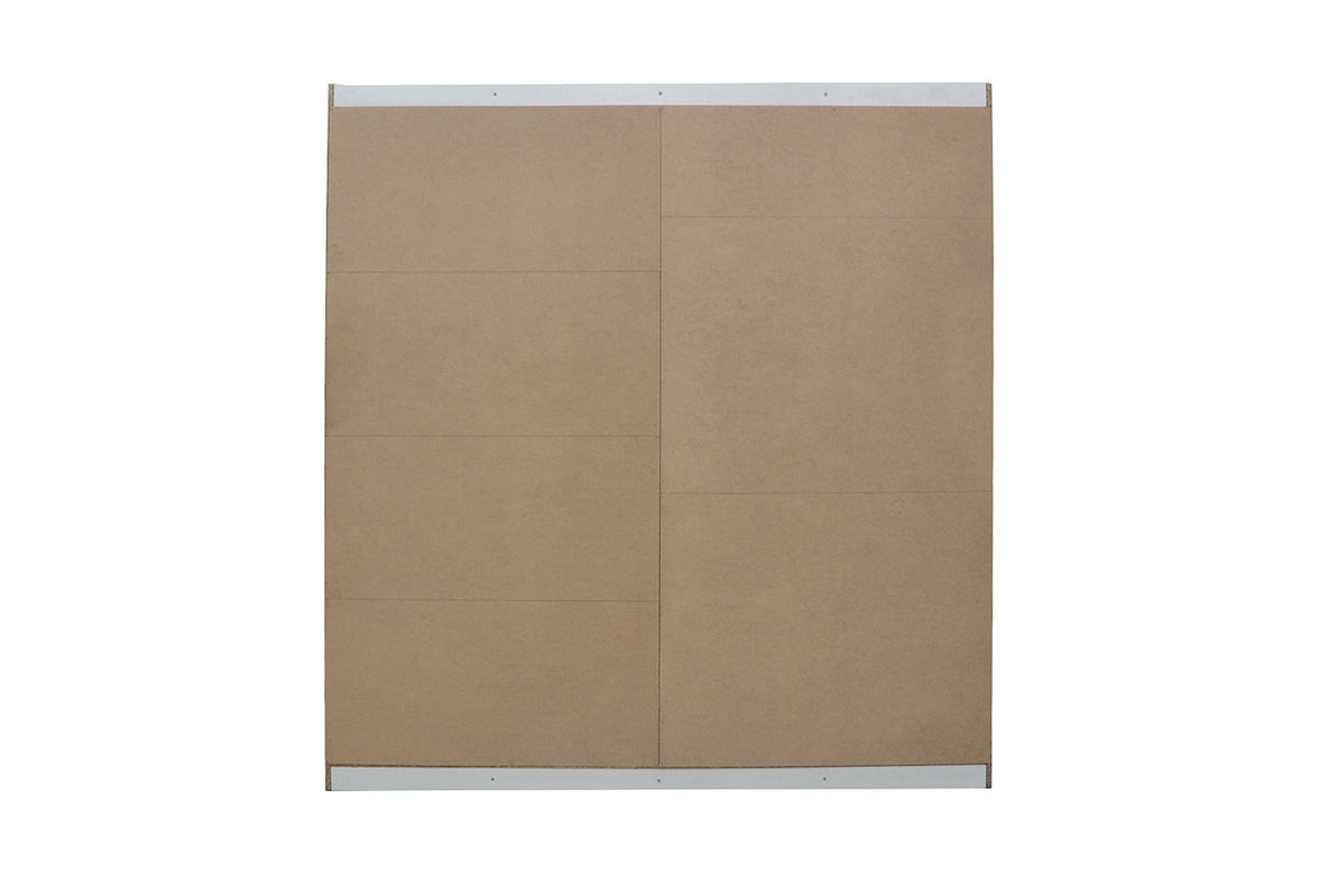 Rousseau - Armoire Mike 2 portes coulissantes Sonoma - 197,5x182,5x52,5 cm