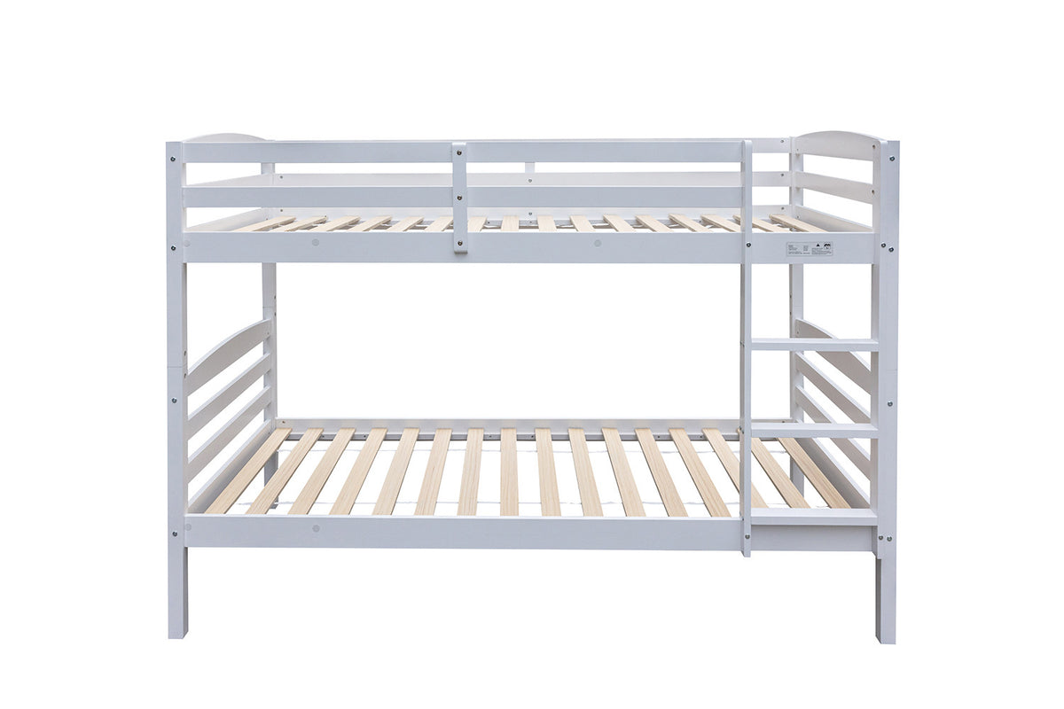 Rousseau - Stapelbed Roy 90x200 Splitsbaar Wit - 143.5x97x207 cm