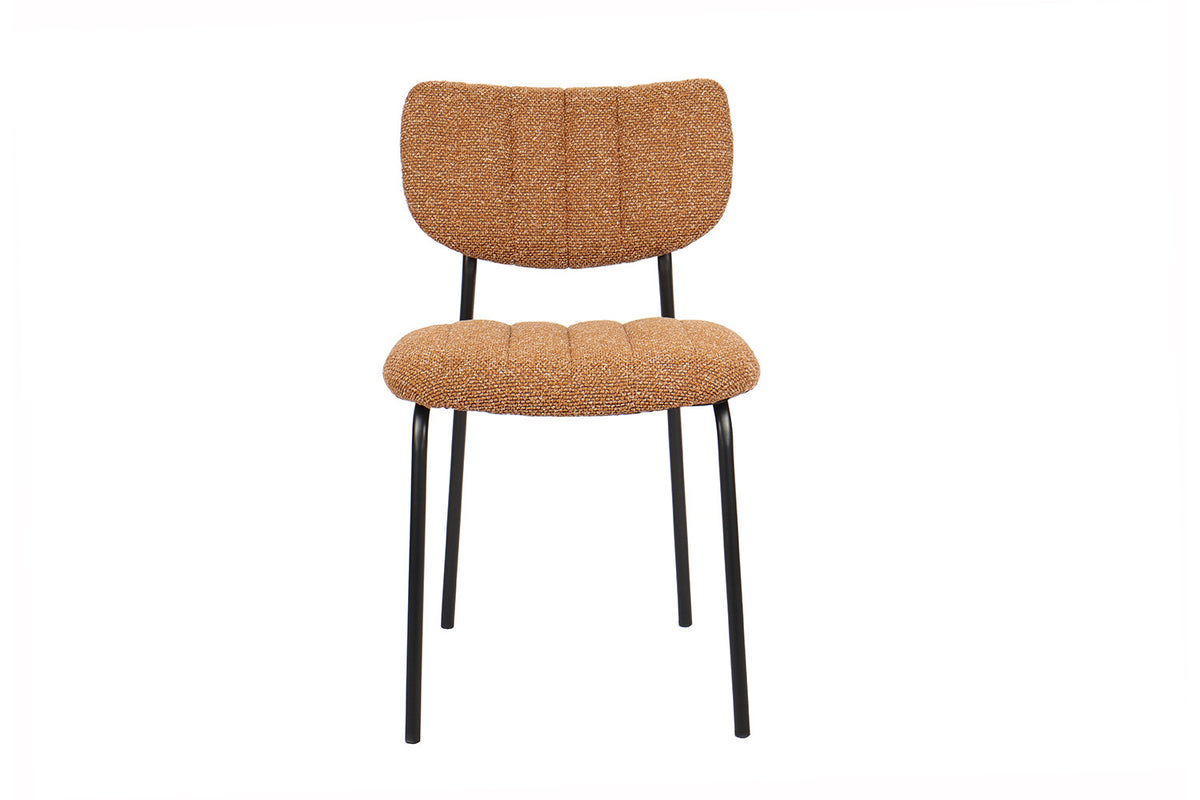 Rousseau - Chaise Antura - Tissu Orange - 77x46x53 cm