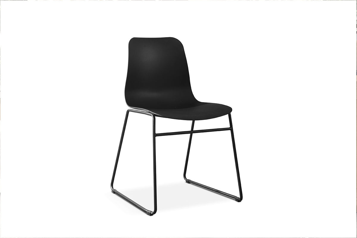 Rousseau - Chaise Marie PP Noir - 81x52x44 cm