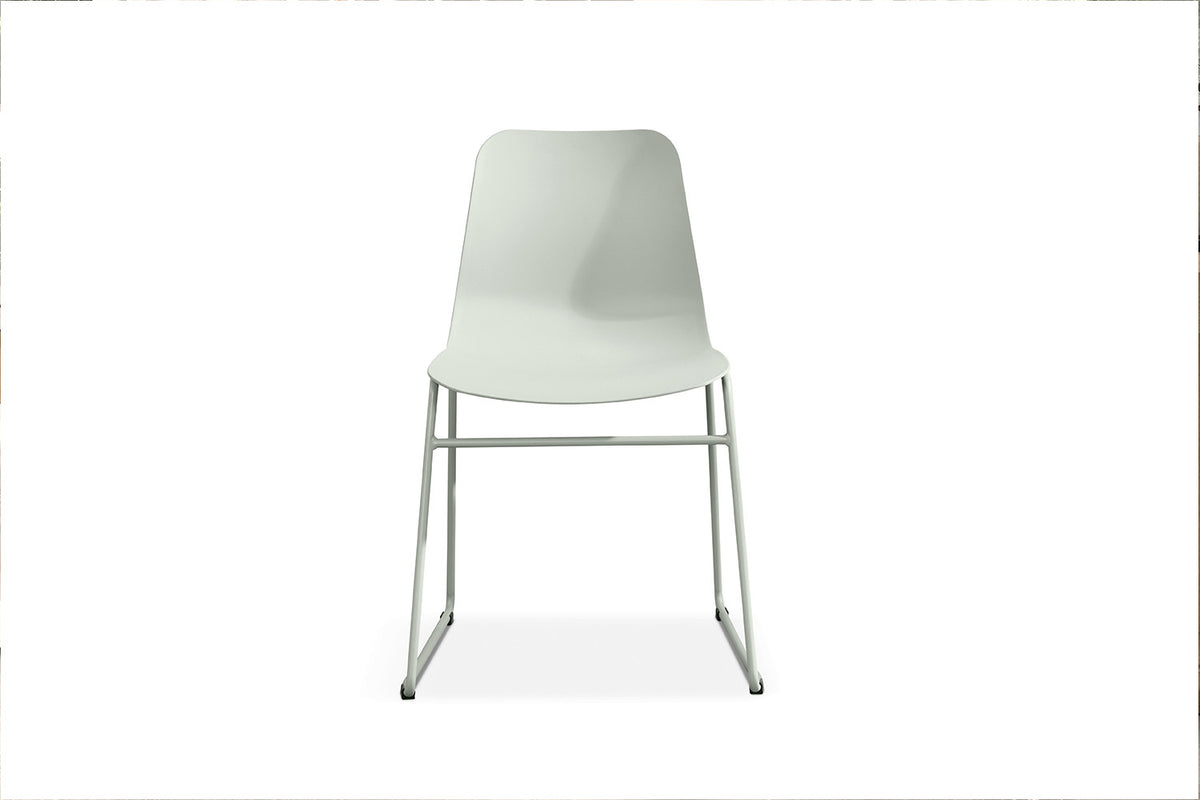 Rousseau - Chaise Marie PP Gris-Vert - 81x52x44 cm