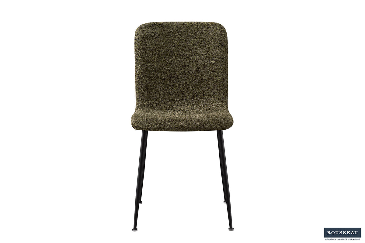 Rousseau - Chaise Alice Boucle - Vert - 81,5x42x57 cm