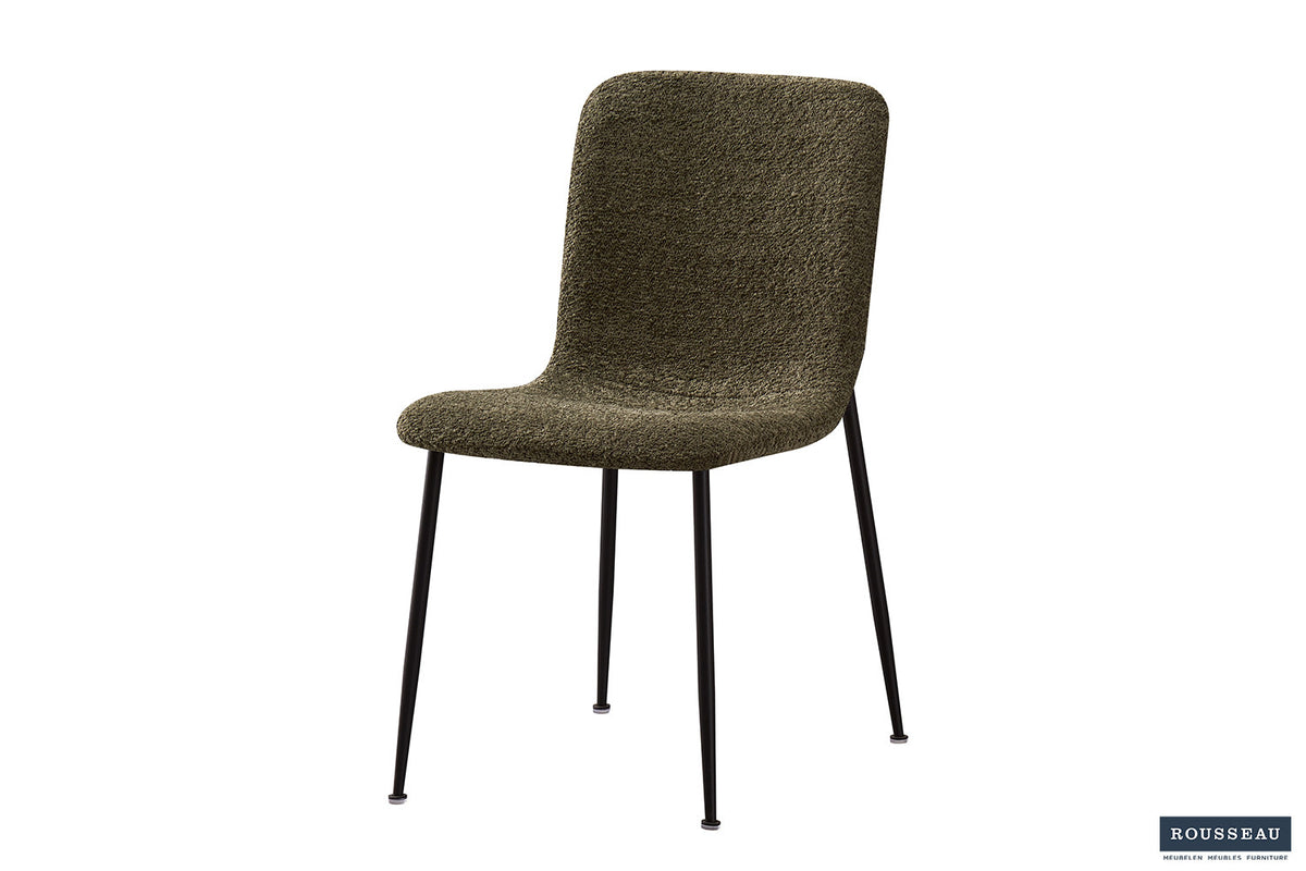 Rousseau - Chaise Alice Boucle - Vert - 81,5x42x57 cm